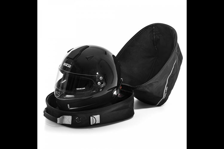 Helmet and Hans Sparco Dry-Tech bag
