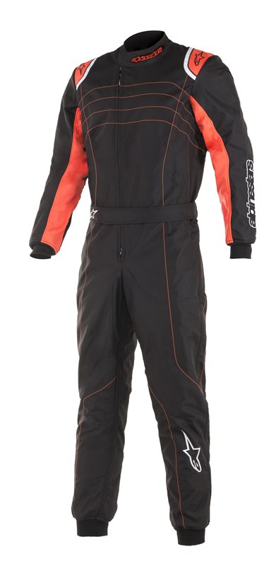Alpinestars K-MX9 v2 Suit Black Red Fluo 40
