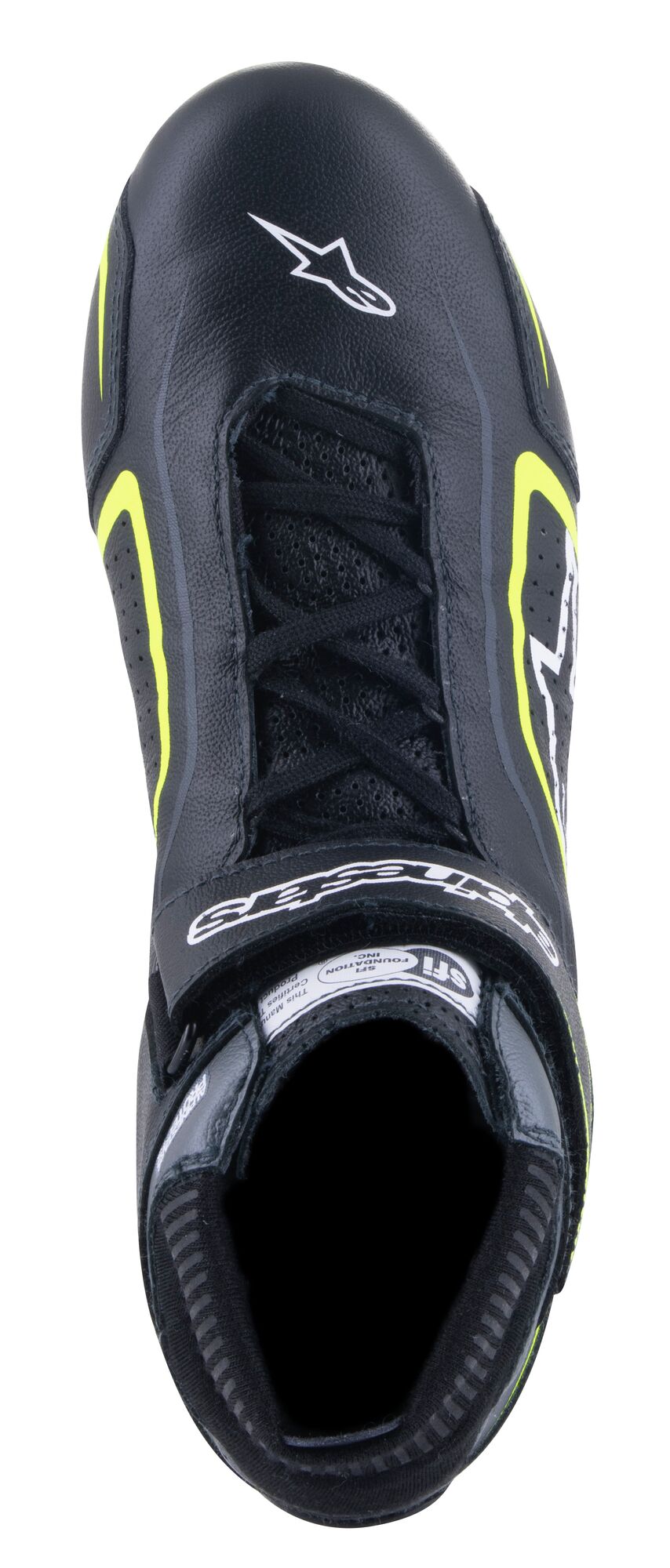 Alpinestars Tech 1-T V3 Schuhe Schwarz Cool Grau Gelb 37