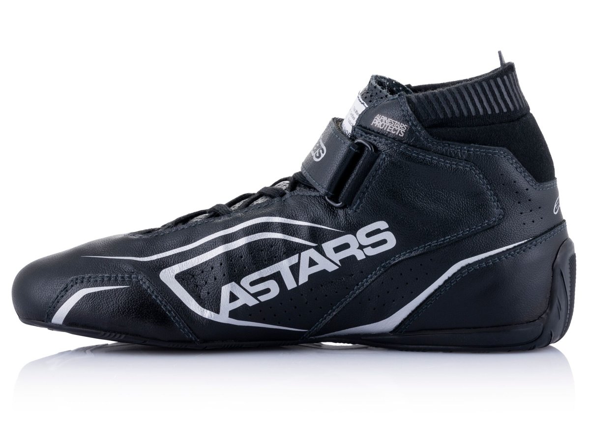 Alpinestars Tech 1-T V3 Schuhe Schwarz Silber 42
