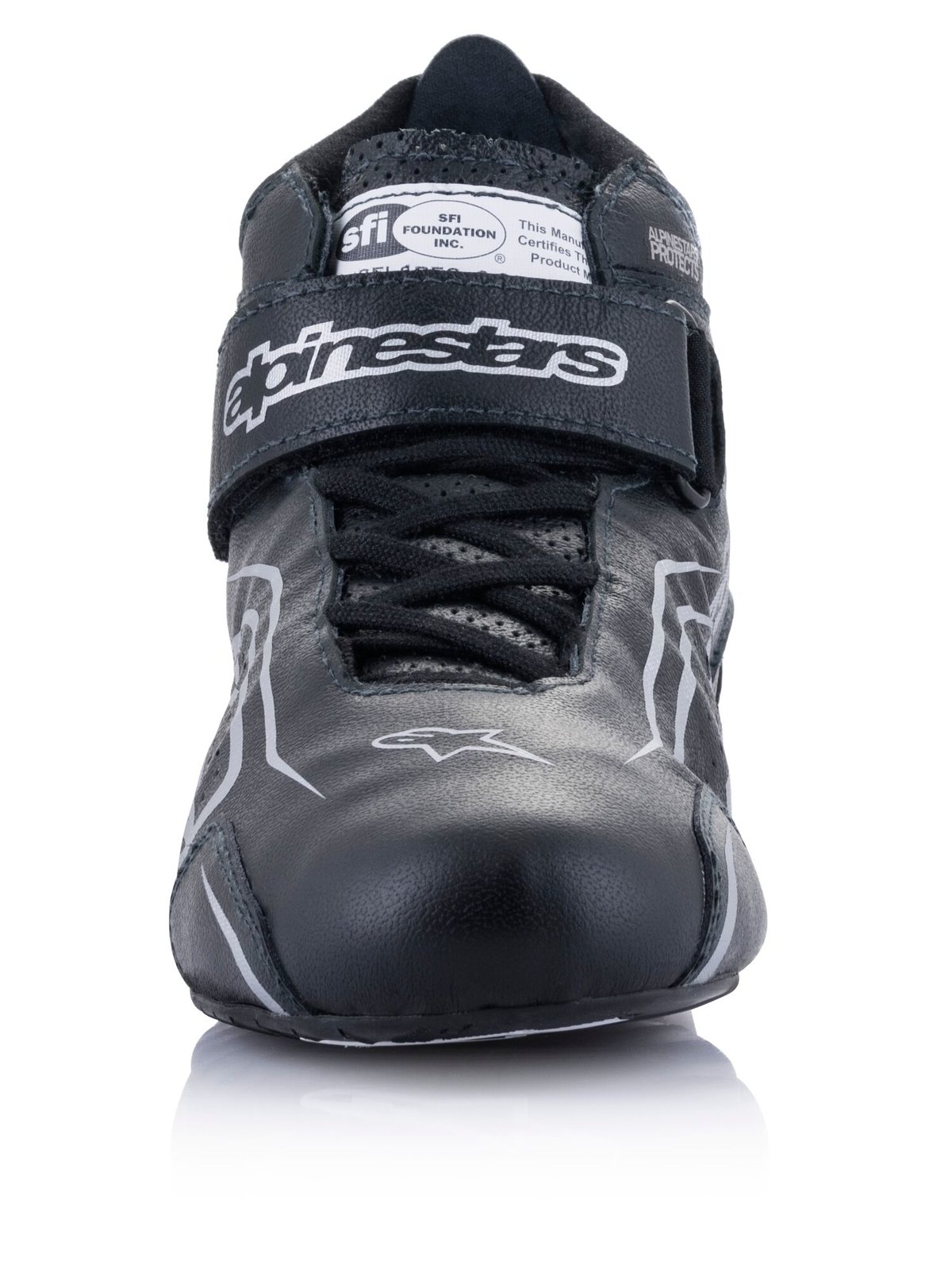 Alpinestars Tech 1-T V3 Schuhe Schwarz Silber 42