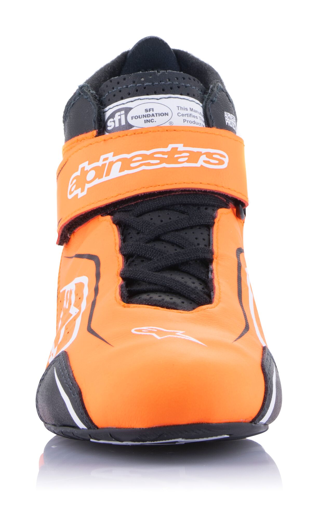 Alpinestars Tech 1-T V3 Schuhe Schwarz Orange Fluo 40.5