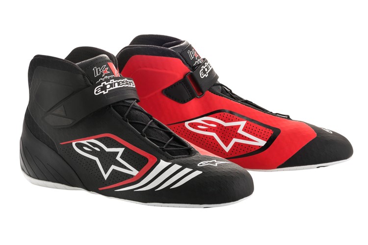 Alpinestars Chaussures Karting Tech 1-KX Noires Rouges Blanches 44