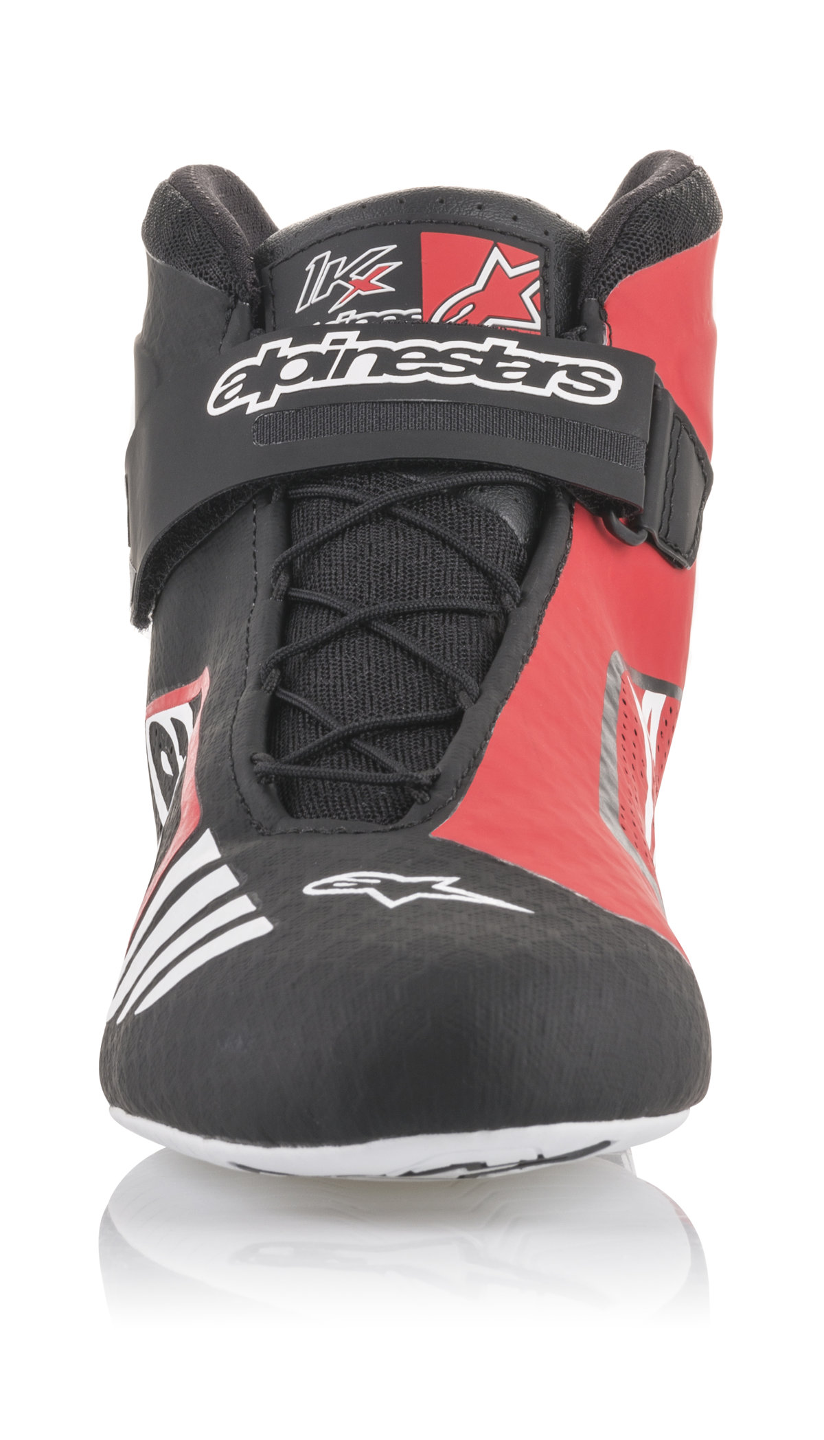 Alpinestars Karting Schuhe Tech 1-KX  Schwarz Rot Weiß 40