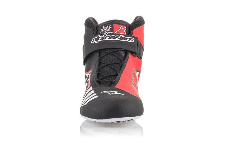 Alpinestars Karting Schuhe Tech 1-KX  Schwarz Rot Weiß 40