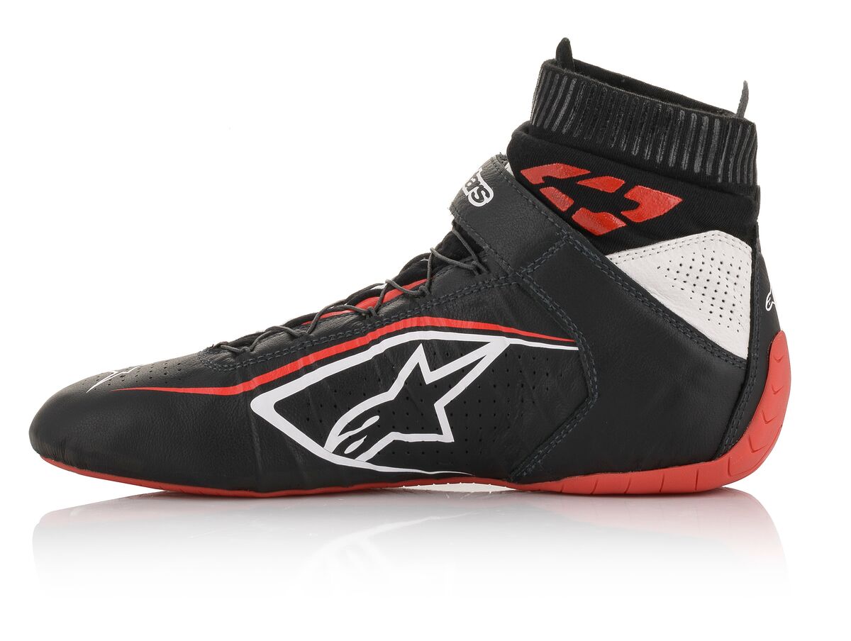 Alpinestars Tech 1-Z V2 Shoes Black White Red 41