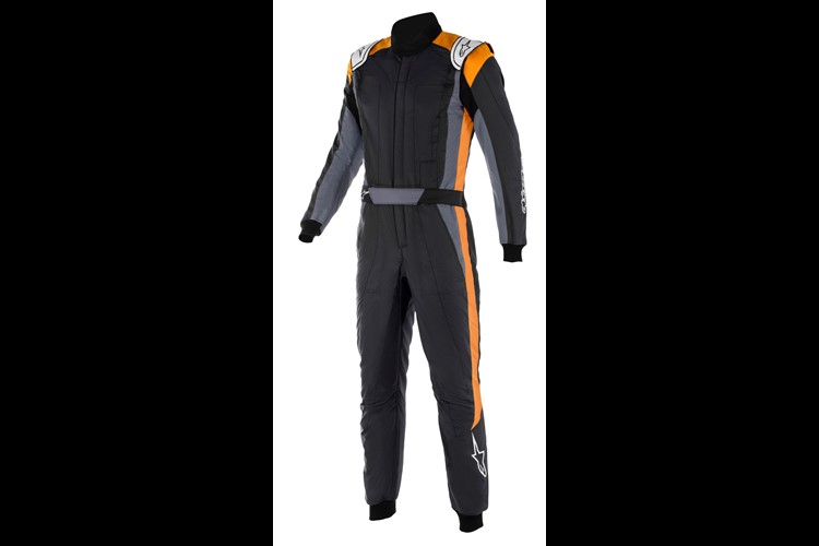 Alpinestars GP Pro Comp V2 suit Black Asphalt Orange Fluo 56