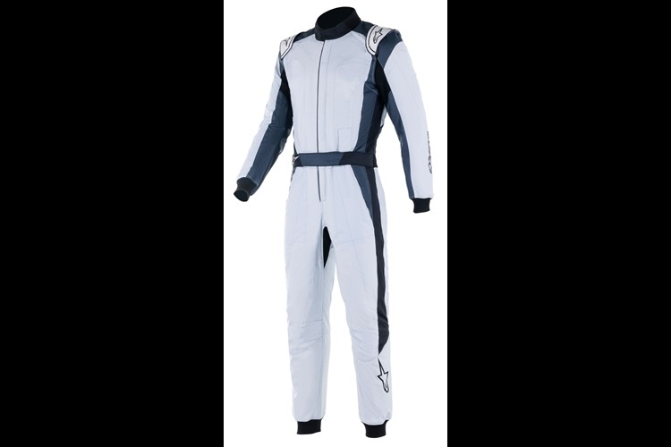 Alpinestars GP Pro Comp V2 suit Silver Blue Asphalt Black 44