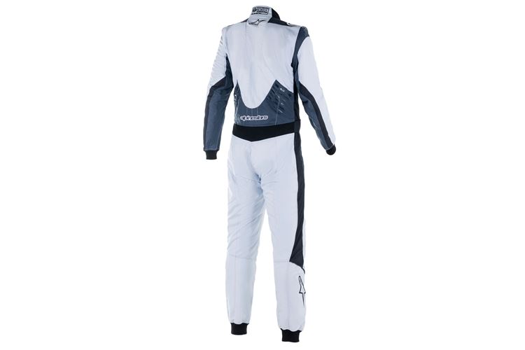 Alpinestars GP Pro Comp V2 suit Silver Blau Asphalt Schwarz 52