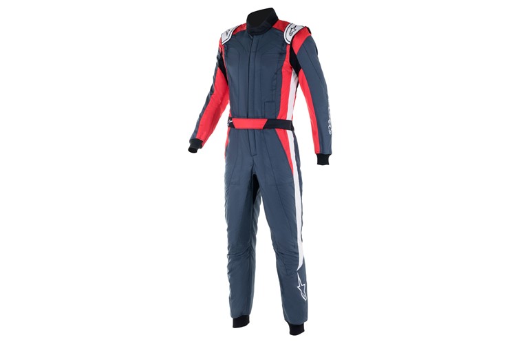 Alpinestars GP Pro Comp V2 suit Asphalt Rot Weiss 48