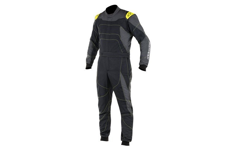 Alpinestars GP Race Suit Anthracite Yellow Fluo 52