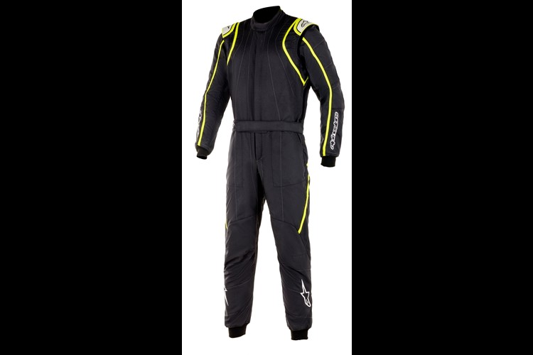 Alpinestars GP Race V2 Suit Black Yellow Fluo 52