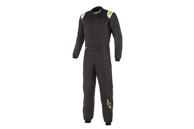 Alpinestars K-MX9 v2 Suit Black Yellow Fluo 42