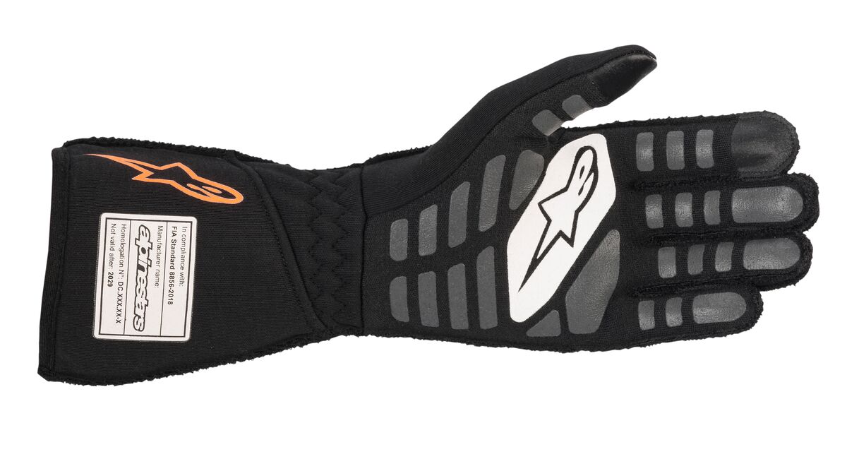 Alpinestars Tech-1ZX V2 Glove Black Orange Fluo L