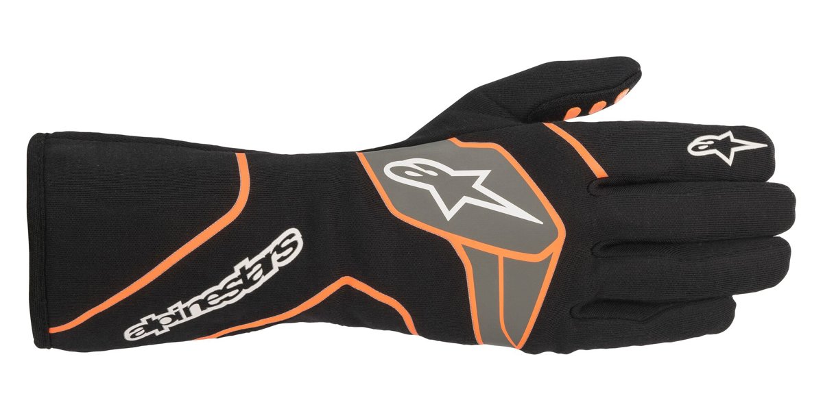 Alpinestars Tech-1 Race V2 Black Orange Fluo S