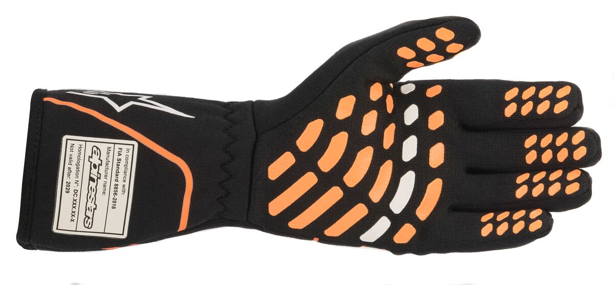 Alpinestars Tech-1 Race V2 Black Orange Fluo S