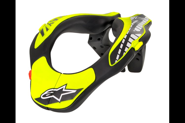 Alpinestars Youth Neck Support Black Yellow Fluo