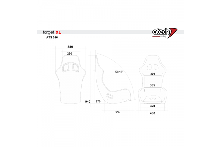 Sitz Atech Target XL