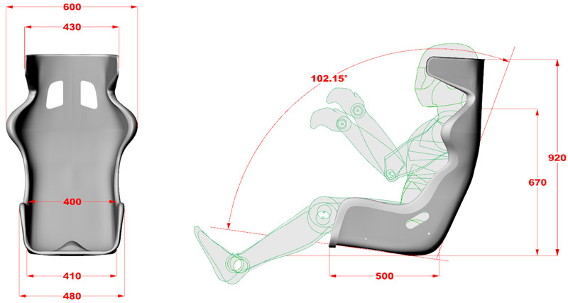 Siège Atech Performance SHP