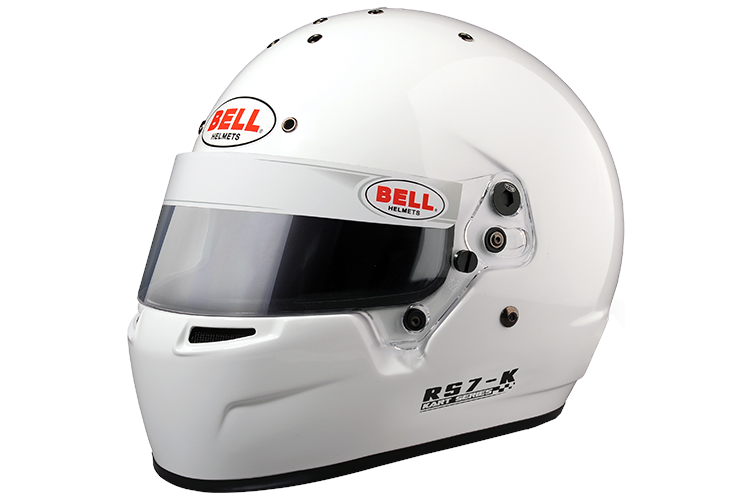 Casque Karting Bell RS7-K K2020 Blanc M (58-59cm)