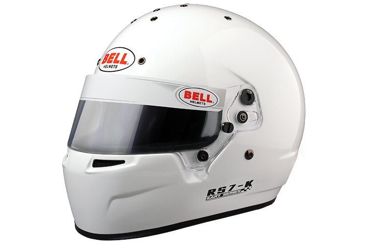 Karting Helm Bell RS7-K K2020 Weiß S (57-58cm)