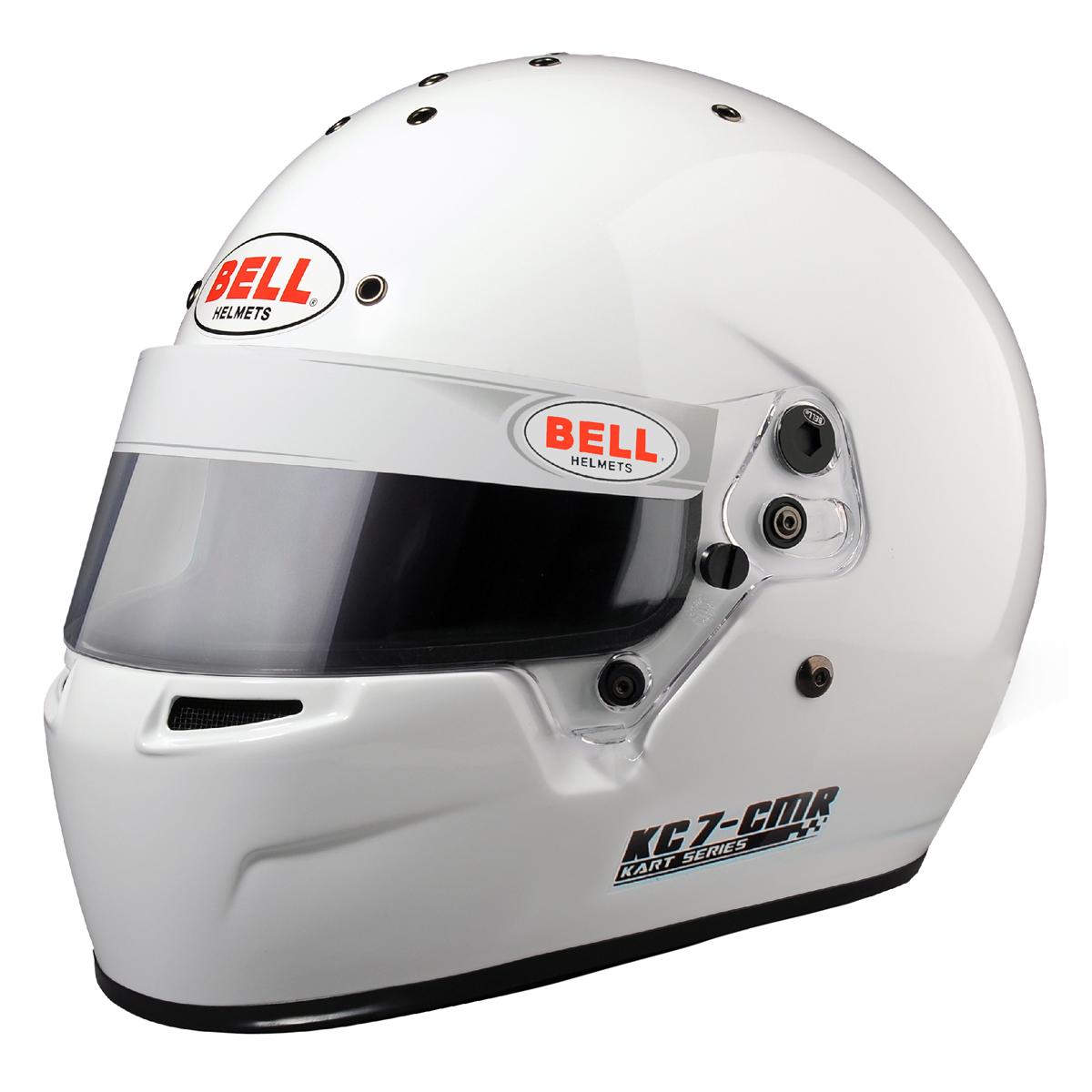 Karting Helm Bell KC7-CMR Weiß 52cm 