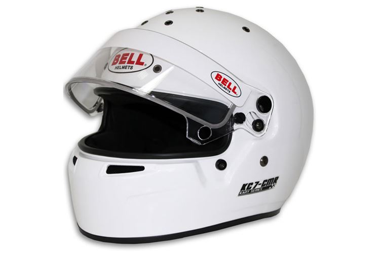 Karting Helm Bell KC7-CMR Weiß 52cm