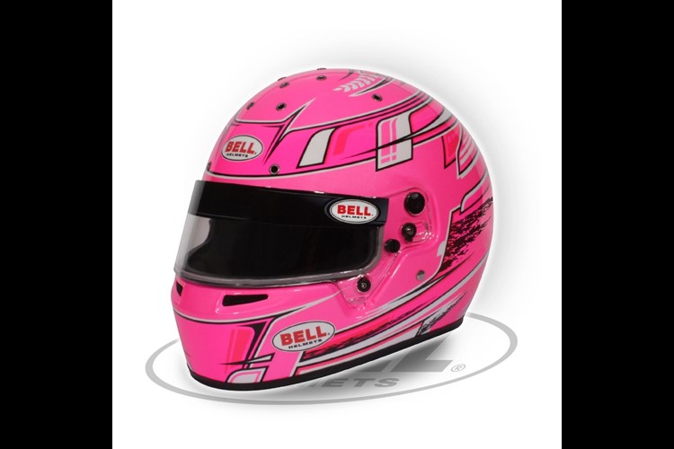 Karting Helm Bell KC7-CMR Champion Pink 54cm