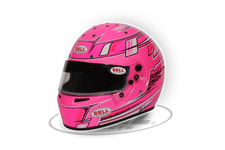 Karting Helm Bell KC7-CMR Champion Pink 54cm