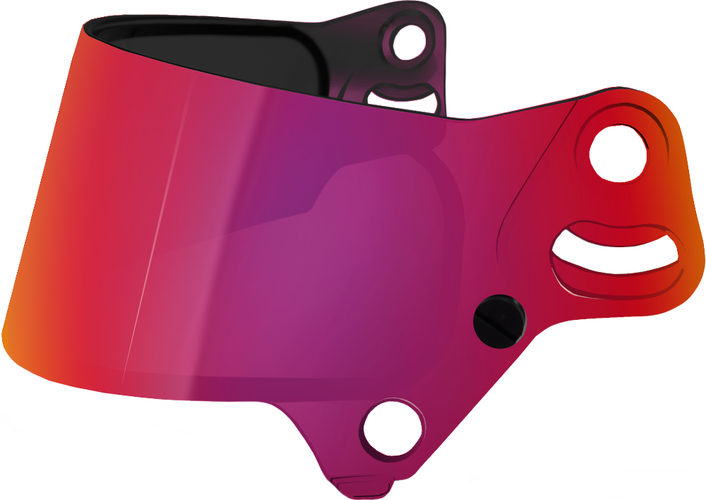 SE07 PINK/RED MIRROR DSAF BELL SHIELD