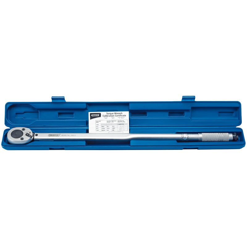 3/4" Square drive 65-450NM Ratchet Torque wrench Draper