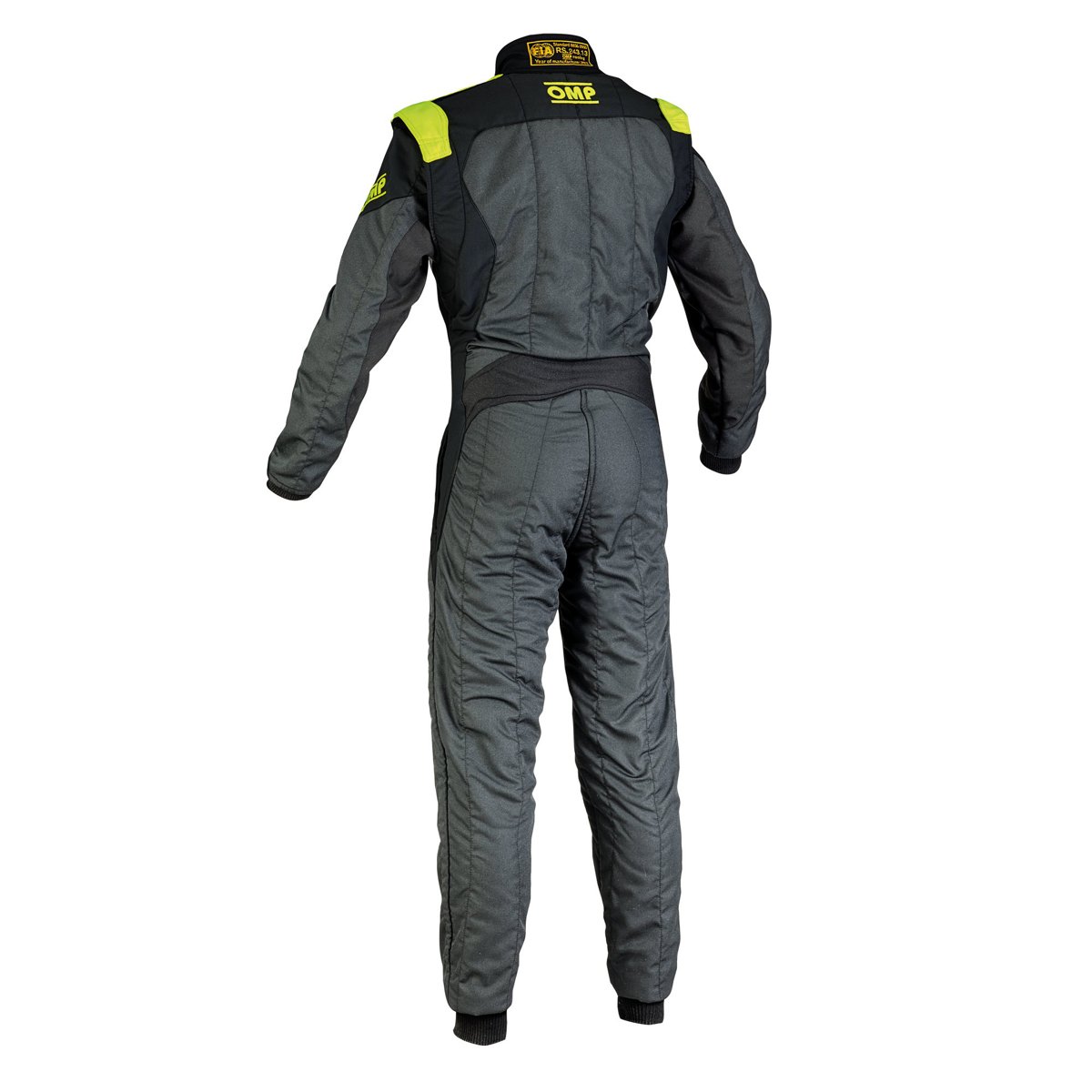 First Evo Suit Anthracite Yellow Fluo 48