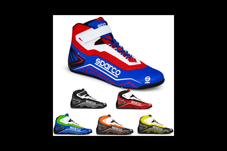 SPARCO Shoes K-Run Youth azure blue/red