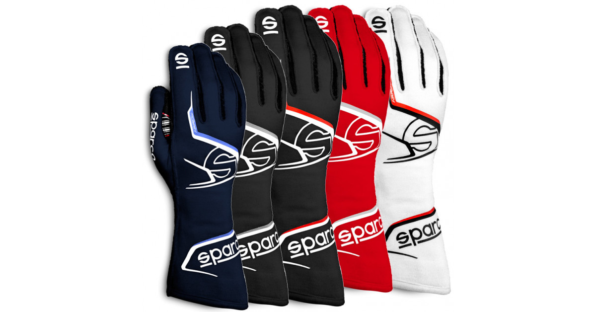 SPARCO Gloves Arrow white/red