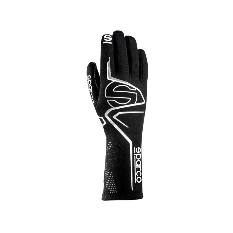 Handschuhe Sparco Lap Schwarz Weiss 10