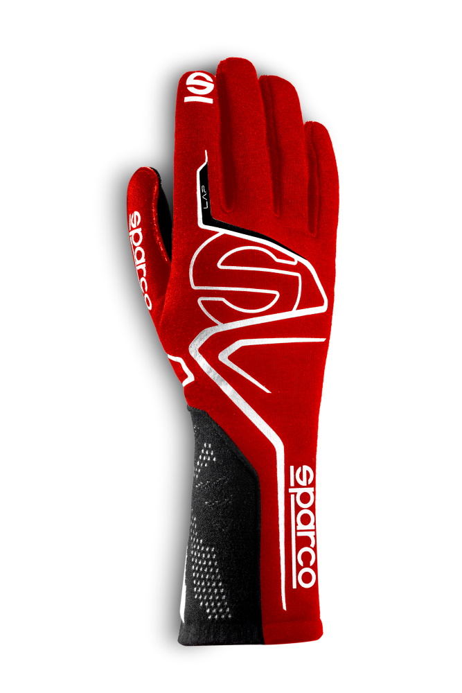 Gloves FIA Sparco Lap Red Black 10