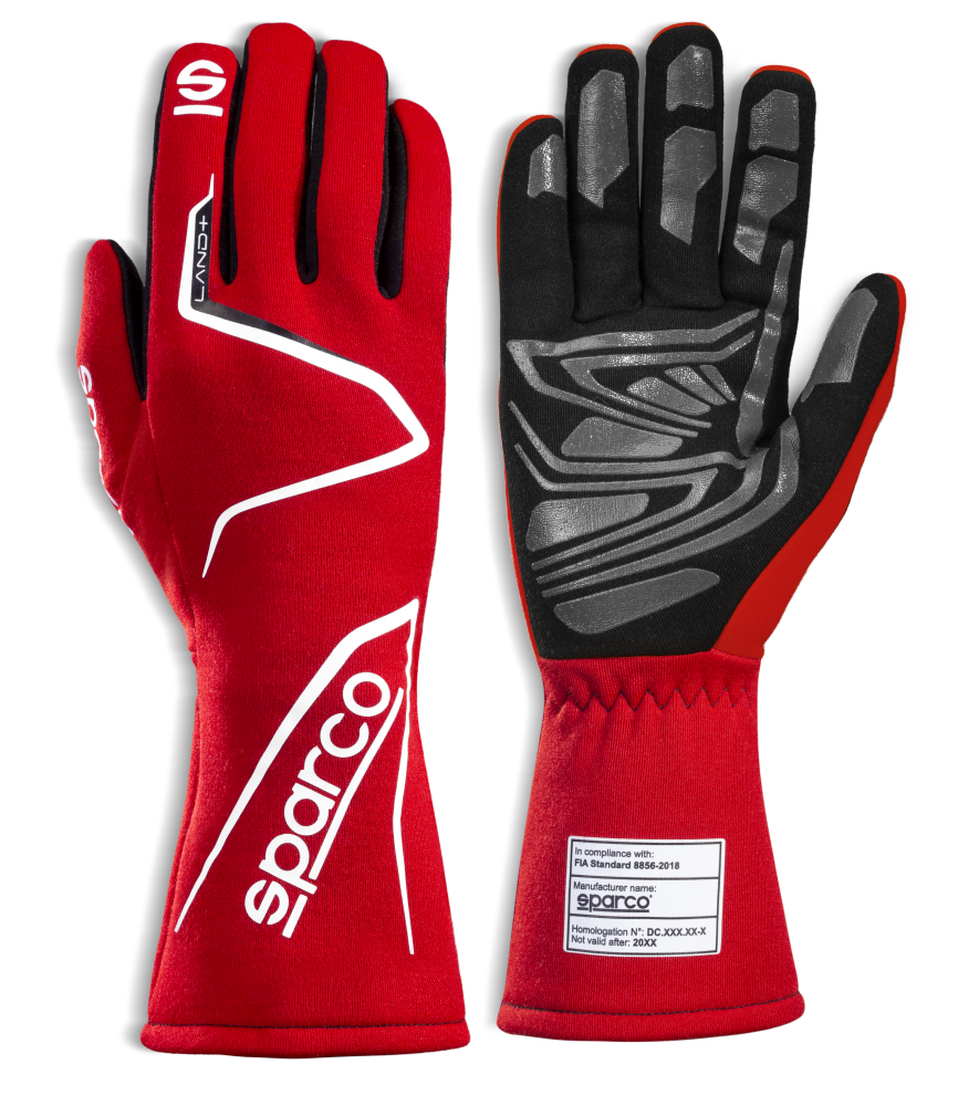 Handschuhe Sparco Land + Rot 13