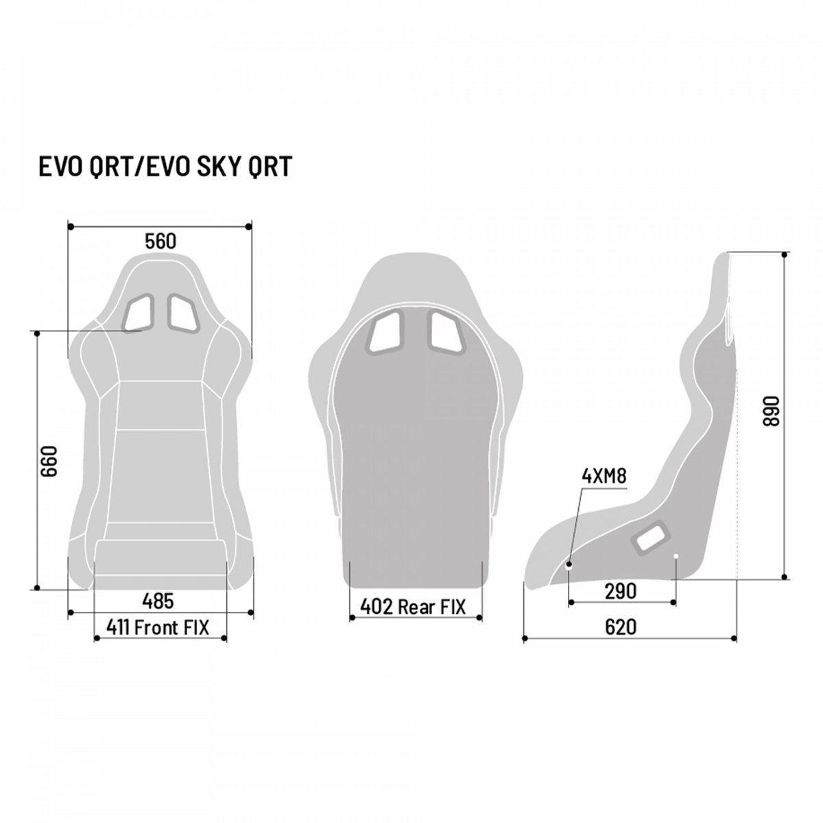 Seat Sparco Evo QRT SKY