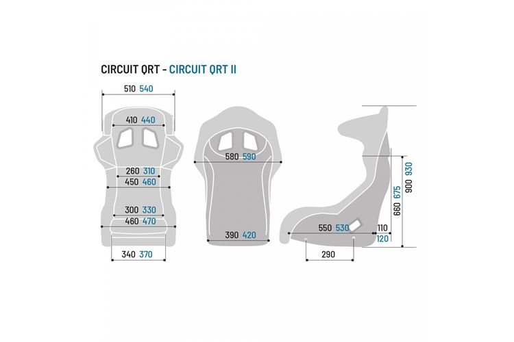 Sitz Sparco Circuit II QRT