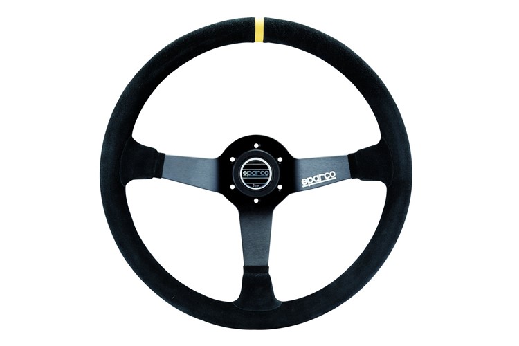 Steering Wheel Sparco R345 Leather black