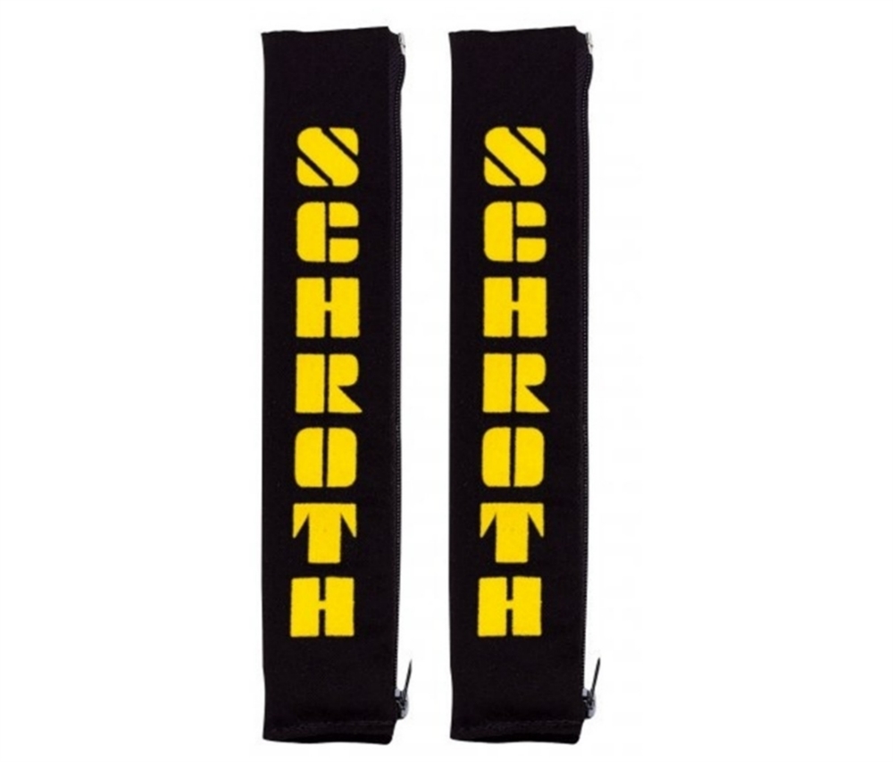 Shoulder Pads 2" (50mm) PAIR black/yellow