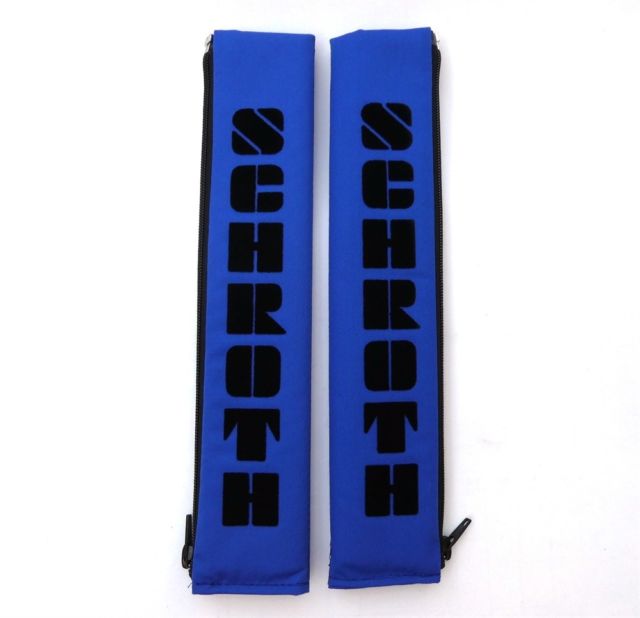 Shoulder Pads 2" (50mm) PAIR blue/black