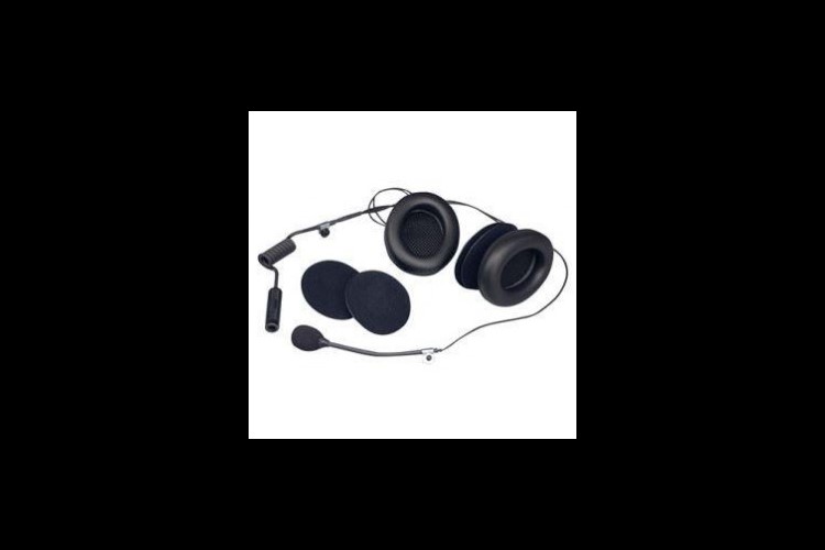 Open Face helmets intercom kit with earmuffs - WRC electronics