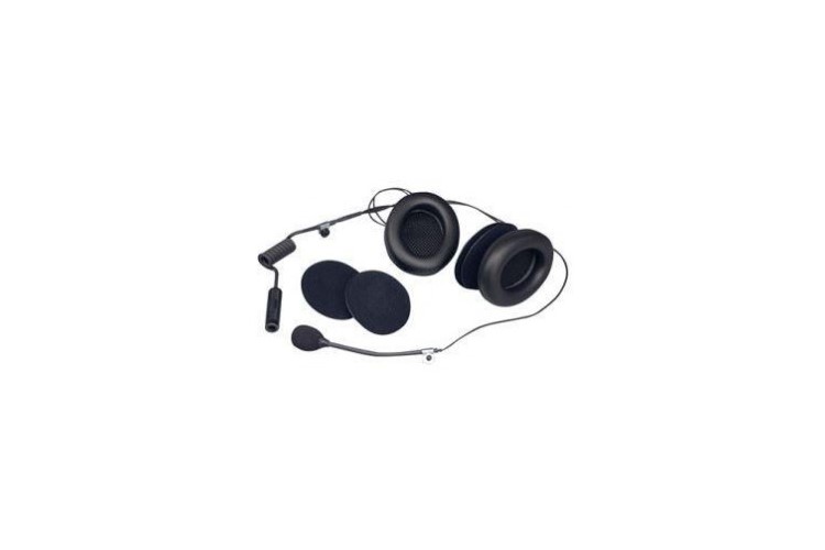 Open Face helmets intercom kit with earmuffs - WRC electronics