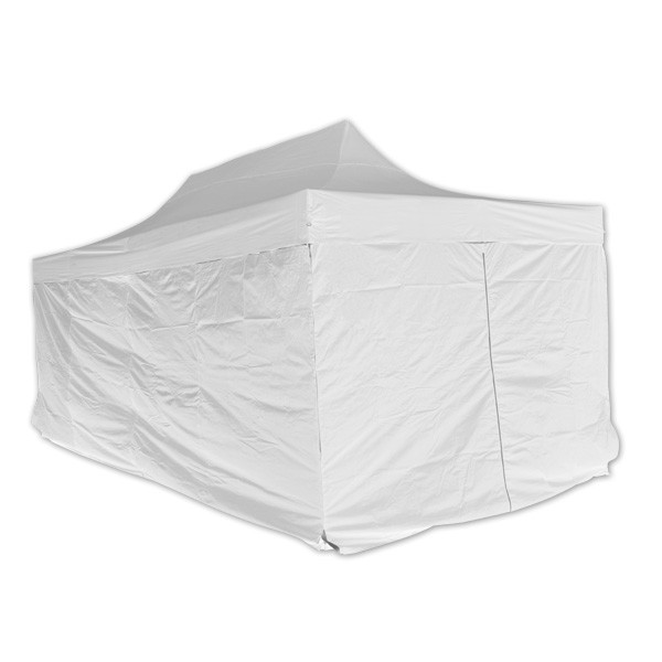 3x6 m steel tent with sides