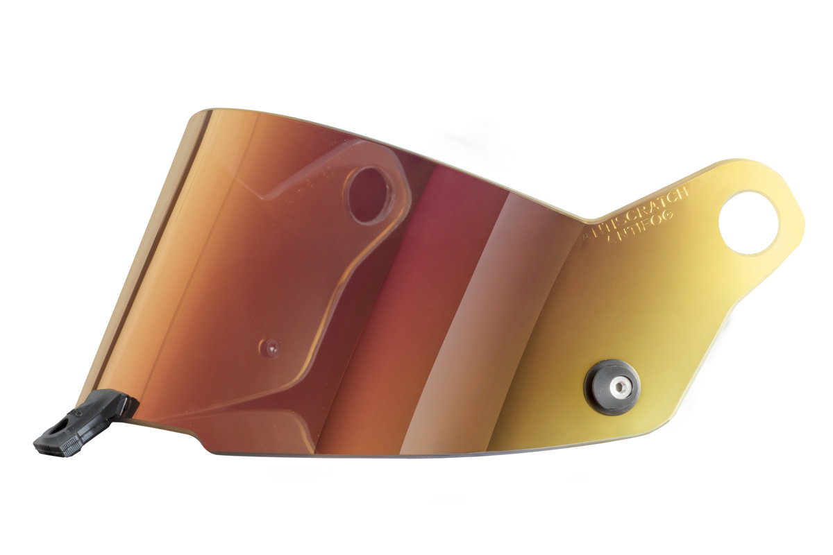 ST5 visor Iridium Red dark